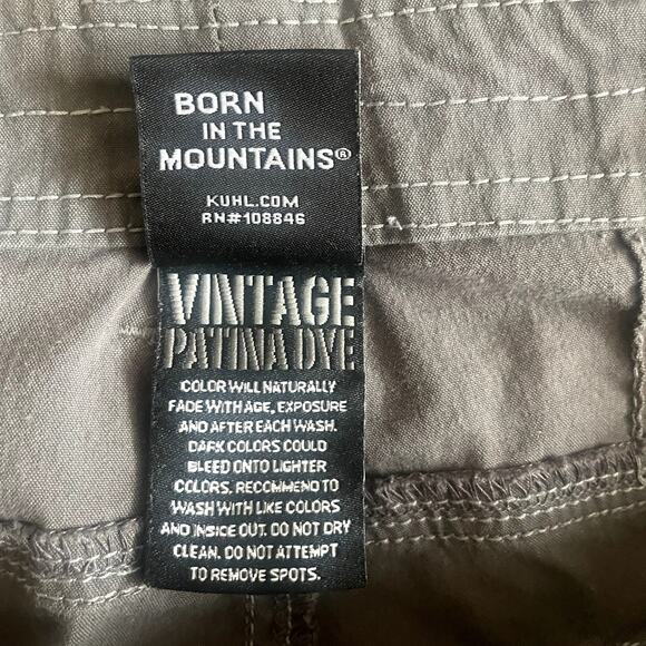 Kuhl Gray Cargo Hiking Shorts Sz 12 - Picture 7 of 7